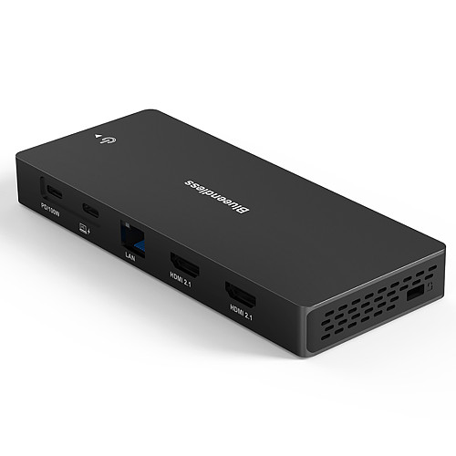 8K HD Type-c Dock HDMI+DP Gigabit Port 12 in 1 Laptop Dock USB Spliter HDMI2.1+DP1.6 with Independent Switch
