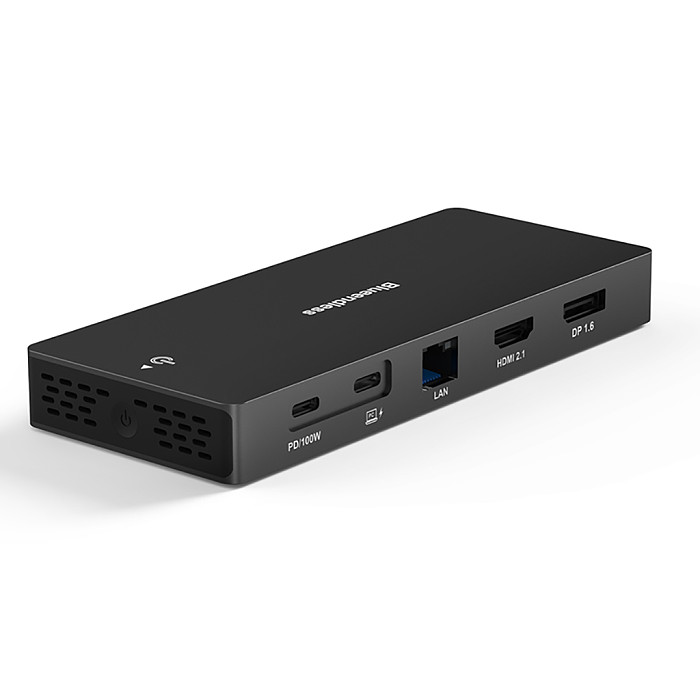 8K HD Type-c Dock HDMI+DP Gigabit Port 12 in 1 Laptop Dock USB Spliter HDMI2.1+DP1.6 with Independent Switch