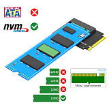 For Rog Ally Handheld Conversion 2230 to 2280 SSD Hard Drive Expansion Board for NVME M-Key M.2 PCIE4.0 Right Angle Adapter Card