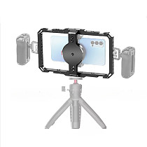 Universal Mobile Phone Cage Rig Handheld Camera Bracket Stabilizer Grip with Cold Shoe for Magsafe Magnetic Smartphone Protector