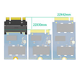 M.2 for NVME M-Key B+M 2230 to 2242 Extension Adapter for ThinkPad X270 X280 T470 T480 L480 T580 serials