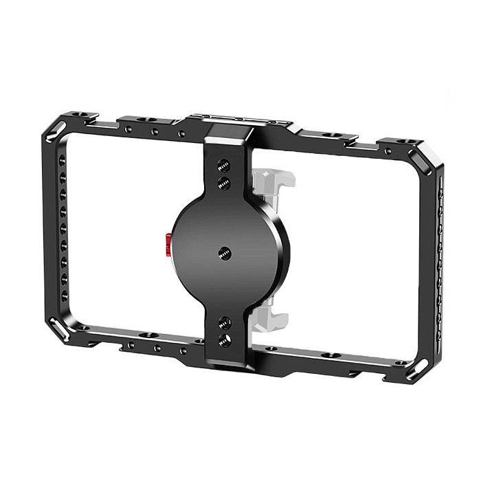 Universal Mobile Phone Cage Rig Handheld Camera Bracket Stabilizer Grip with Cold Shoe for Magsafe Magnetic Smartphone Protector