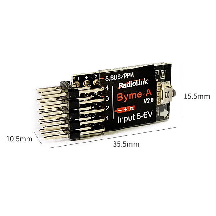 Radiolink Byme-A Byme-D Fixed Wing Flight Controller Gyroscope Self-stabilization Balance for 3D Fixed Wing 4CH Quadcopter