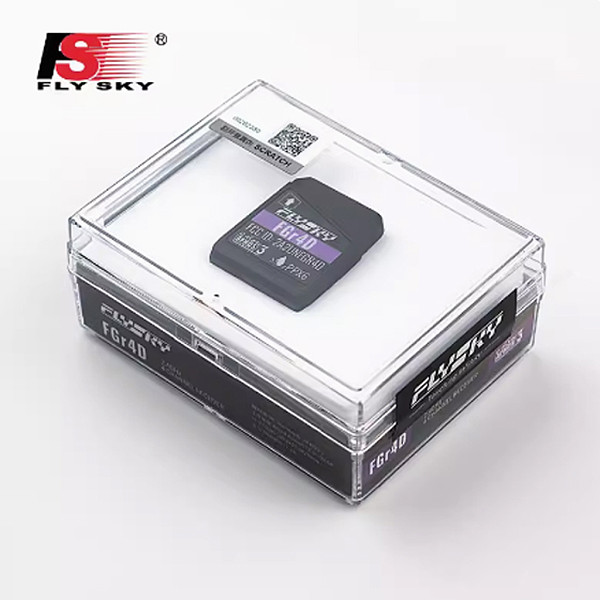 FlySky 4-channel Bidirectional Receiver FGR4D For RC Car Remote Control 4CH 2.4G Mini Receiver 3.5-8.4V Built-in Single