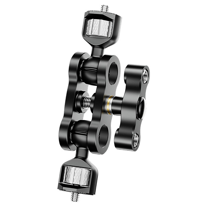 Universal Magic Arm 360° Rotation Dual Ball Head 1/4  Screw Magic Arm For DSLR Camera Cage LED Light Microphone Monitor Mount