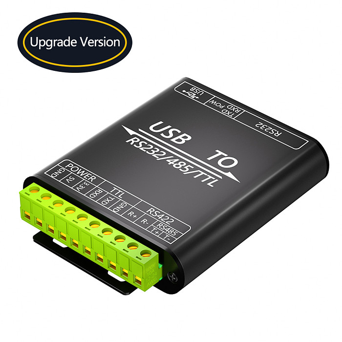 USB to RS232/485/422/TTL Converter with CP2102 Chip Industrial Grade Isolated USB Adapter TTL Serial 3.3V/5V Voltage Translator