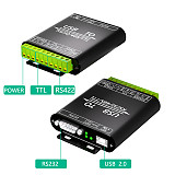 USB to RS232/485/422/TTL Converter with CP2102 Chip Industrial Grade Isolated USB Adapter TTL Serial 3.3V/5V Voltage Translator