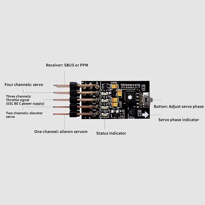 Radiolink Byme-A Byme-D Fixed Wing Flight Controller Gyroscope Self-stabilization Balance for 3D Fixed Wing 4CH Quadcopter