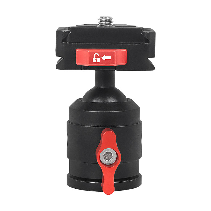 For DJI  OSMO 360 Aluminum Alloy 1/4 Ball Head Fixed Seat Quick Mounting Plate Video Live Tripod Fixing Bracket for SLR Fill Light Microphone