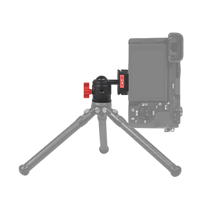 For DJI  OSMO 360 Aluminum Alloy 1/4 Ball Head Fixed Seat Quick Mounting Plate Video Live Tripod Fixing Bracket for SLR Fill Light Microphone