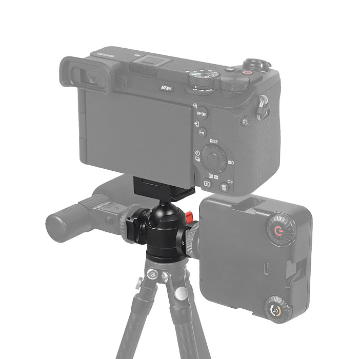 For DJI  OSMO 360 Aluminum Alloy 1/4 Ball Head Fixed Seat Quick Mounting Plate Video Live Tripod Fixing Bracket for SLR Fill Light Microphone