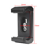 1/4 Screw Camera Bracket Power Bank Clamp Holder Aluminum Alloy for Portable Battery for DSLR Camera Cage Rig Vlog Accessories