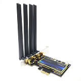 1750Mbps PCIe Desktop Wifi Adapter Card BCM94360 For MacOS 802.11AC Bluetooth-compatible Dual Band Wireless Network Card Win10