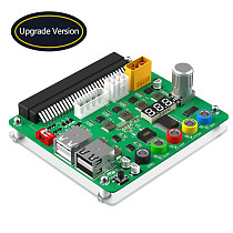 ATX 6Pin Power Supply Breakout Board with Adjustable Voltage Knob 4*USB2.0 Support QC 2.0/QC 3.0 for HP/DELTA/FUJITSU/LITEON PSU