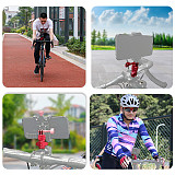 Metal Bike Bicycle Motorcycle Handlebar Mount Holder Super Clamp for Gopro Hero 12 11 10 for Insta360 for DJI OSMO Action Camera