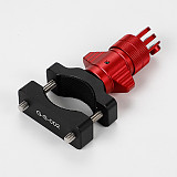 Metal Bike Bicycle Motorcycle Handlebar Mount Holder Super Clamp for Gopro Hero 12 11 10 for Insta360 for DJI OSMO Action Camera