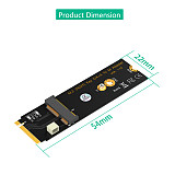 Upgrade Version M.2 for NGFF A+E key WiFi/Bluetooth-compatible Card to M.2 Key M Adapter Card for Intel