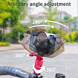 Metal Bike Bicycle Motorcycle Handlebar Mount Holder Super Clamp for Gopro Hero 12 11 10 for Insta360 for DJI OSMO Action Camera