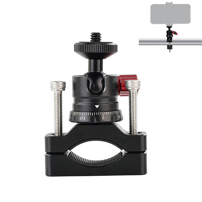 Metal Bike Bicycle Motorcycle Handlebar Mount Holder Super Clamp for Gopro Hero 12 11 10 for Insta360 for DJI OSMO Action Camera