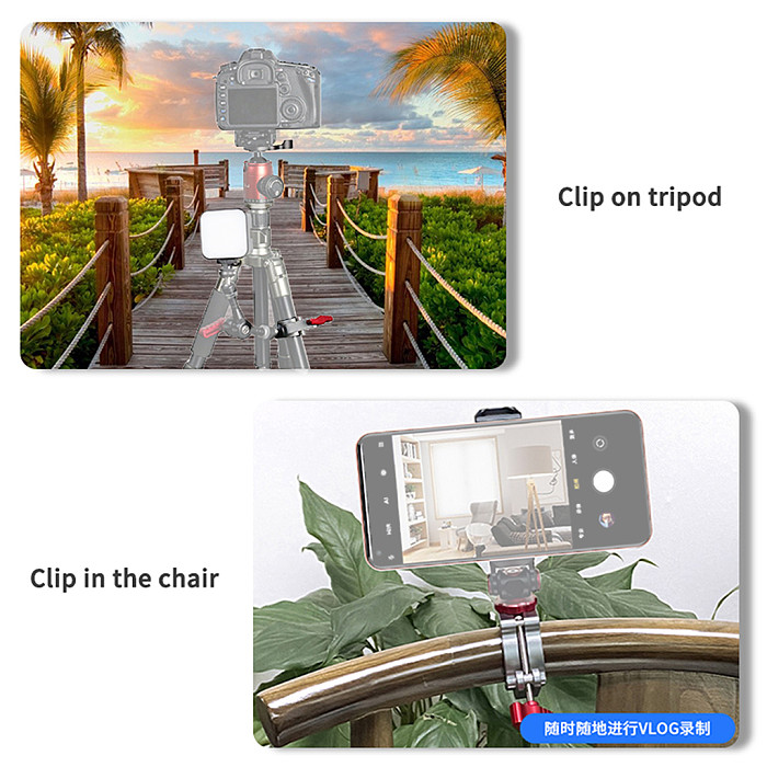 Metal Bike Bicycle Motorcycle Handlebar Mount Holder Super Clamp for Gopro Hero 12 11 10 for Insta360 for DJI OSMO Action Camera