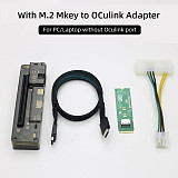 GPU Dock PCIe 4.0 X4 High Speed for Mini PC Notebook Laptop to External Video Graphic Card Docking Station M.2 M Key to OCuLink