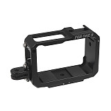 Metal Protective Frame Camera Cage Rig Magnetic Tripod Adapter Cold Shoe Mount For Insta360 One R Camera Accessories