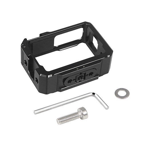 Metal Protective Frame Camera Cage Rig Magnetic Tripod Adapter Cold Shoe Mount For Insta360 One R Camera Accessories