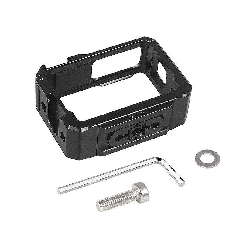 Metal Protective Frame Camera Cage Rig Magnetic Tripod Adapter Cold Shoe Mount For Insta360 One R Camera Accessories
