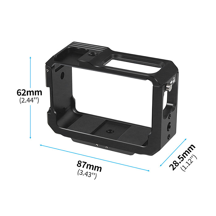 Metal Protective Frame Camera Cage Rig Magnetic Tripod Adapter Cold Shoe Mount For Insta360 One R Camera Accessories