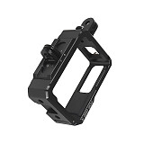 Metal Protective Frame Camera Cage Rig Magnetic Tripod Adapter Cold Shoe Mount For Insta360 One R Camera Accessories