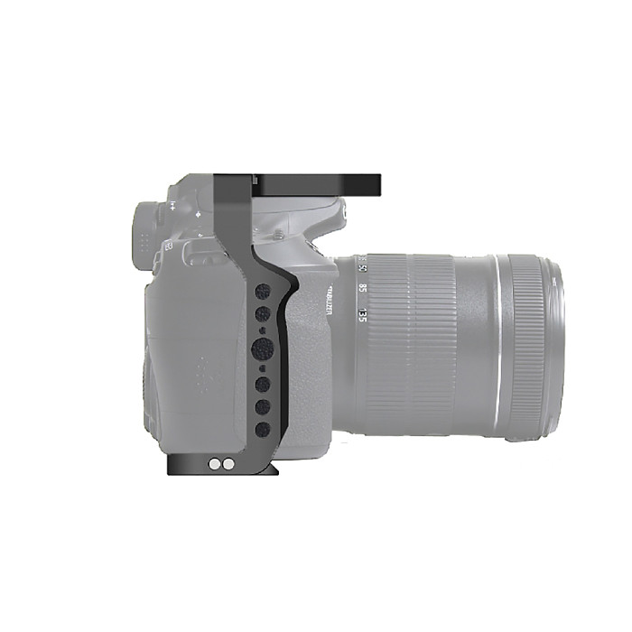 Camera Cage Video Cage with Dual Cold Shoe Mounts 1/4 Inch Threads for Canon EOS 70D 80D 90D