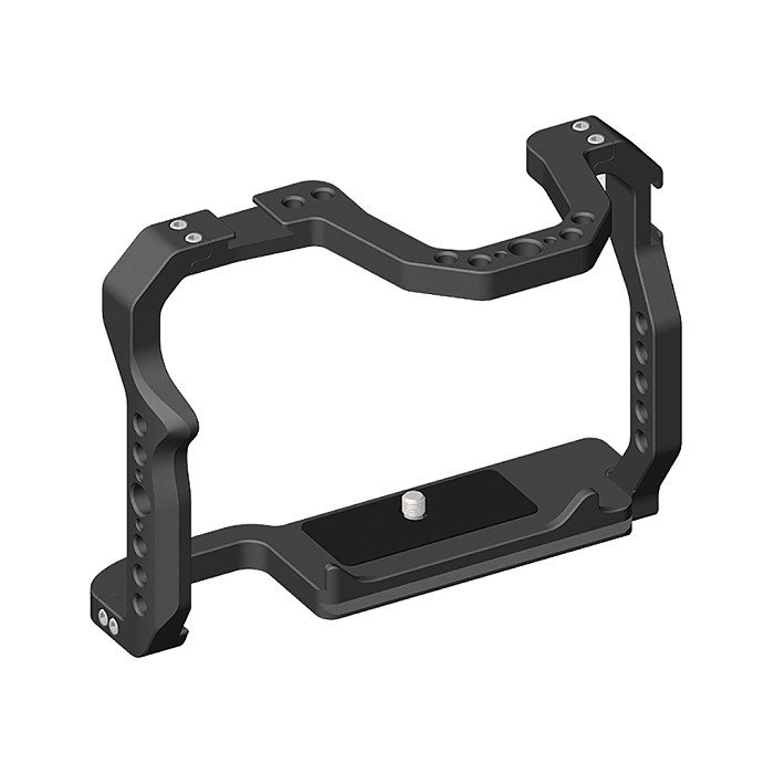 Camera Cage Video Cage with Dual Cold Shoe Mounts 1/4 Inch Threads for Canon EOS 70D 80D 90D