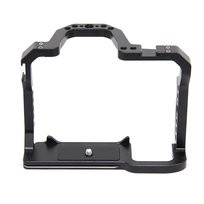 Camera Cage Video Cage with Dual Cold Shoe Mounts 1/4 Inch Threads for Canon EOS 70D 80D 90D