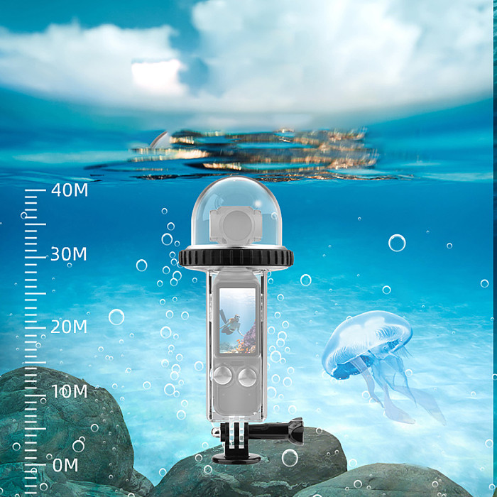 For DJI OSMO Pocket 3 Waterproof Case Housing Shell Surfing Underwater 40m Diving Camera Case Protective  Accessories