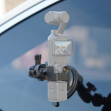 Camera Car Mount Adapter Suction Cup Gimbal Camera Holder For DJI OSMO Pocket 3 for Gopro Hero for INSTA360 Camera Accessory