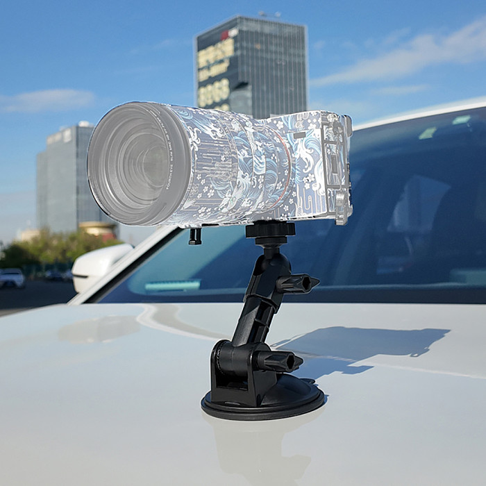 Camera Car Mount Adapter Suction Cup Gimbal Camera Holder For DJI OSMO Pocket 3 for Gopro Hero for INSTA360 Camera Accessory