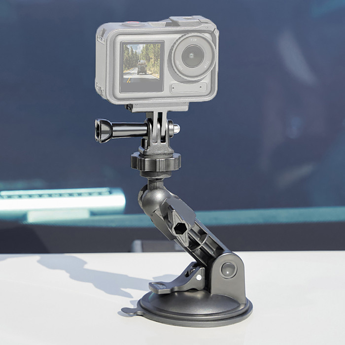Camera Car Mount Adapter Suction Cup Gimbal Camera Holder For DJI OSMO Pocket 3 for Gopro Hero for INSTA360 Camera Accessory