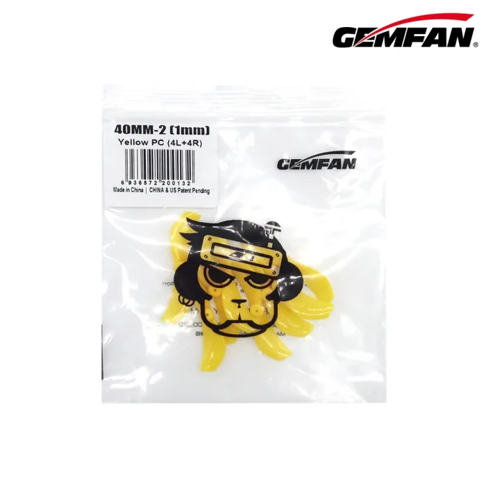 Gemfan 40MM 1610 2 Paddle PC Propeller 1mm 1.5mm Hole for RC FPV Racing Freestyle Tinywhoop Drones Replacement DIY