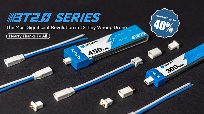BETAFPV BT2.0 BWhoop Cable Pigtail Connector For  F4 1S 5A AIO Brushless Flight Controller BT2.0 Male Connector
