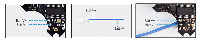 BETAFPV BT2.0 BWhoop Cable Pigtail Connector For  F4 1S 5A AIO Brushless Flight Controller BT2.0 Male Connector