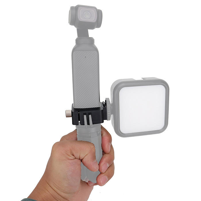 For DJI OSMO Pocket 3 Protection Frame Expansion Adapter with 1/4 Hole Cold Shoe Mount Camera Fixed Mount Bracket Accessories