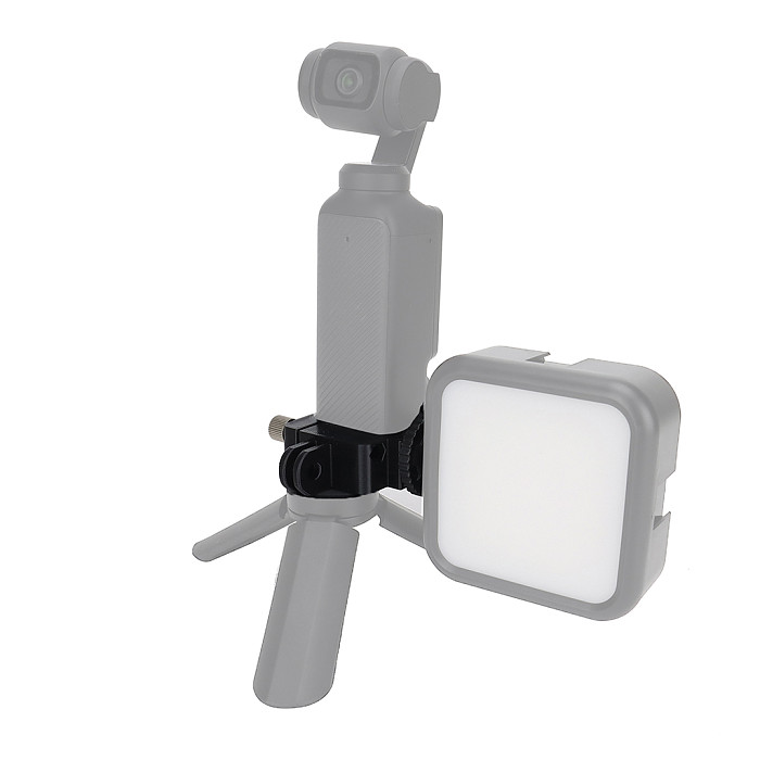For DJI OSMO Pocket 3 Protection Frame Expansion Adapter with 1/4 Hole Cold Shoe Mount Camera Fixed Mount Bracket Accessories