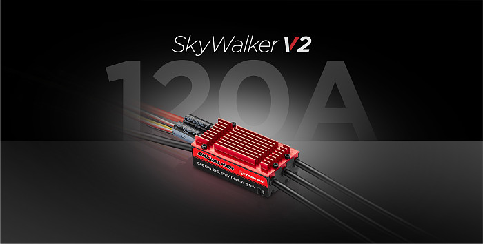 HobbyWing SkyWalker 120A-V2-UBEC Brushless Electric Adjustable Fixed Wing Belt Reverse Thrust