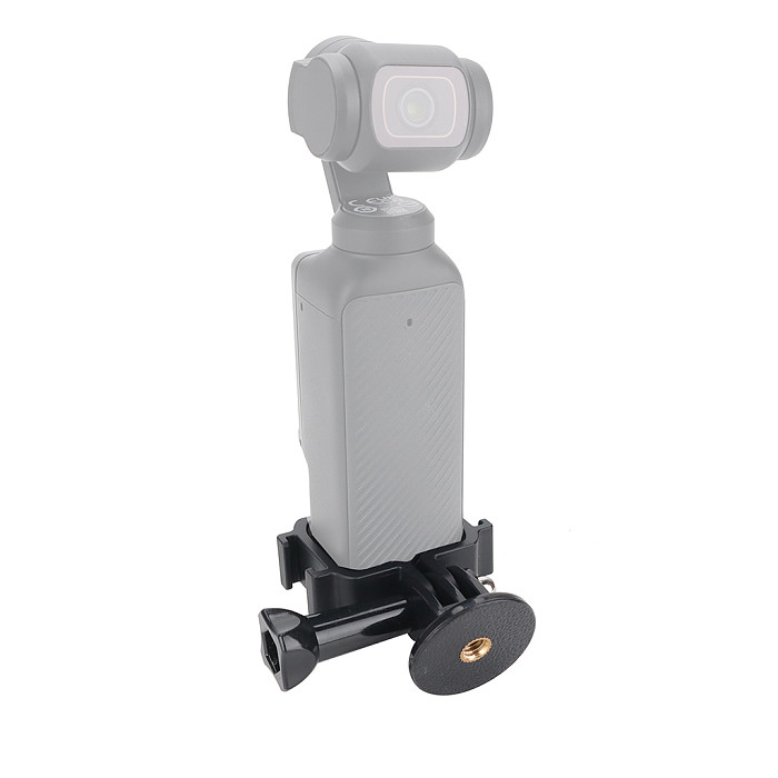 For DJI OSMO Pocket 3 Protection Frame Expansion Adapter with 1/4 Hole Cold Shoe Mount Camera Fixed Mount Bracket Accessories