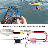 Radiolink R8FG Receiver 8-channel Vehicle And Ship Model Receiver Waterproof 600 Meters Long Distance Built-in Return Voltage