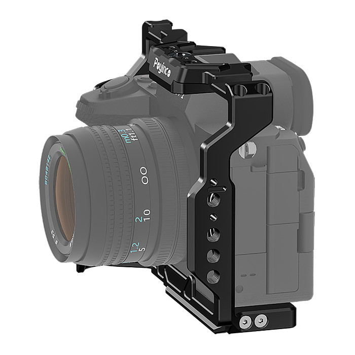 A7M4 Camera Cage To Mount Tripod Monitor Expansion Frame with Cold Shoe 1/4 3/8 Arri Hole for Sony A7R5 Camera Rig Accessories