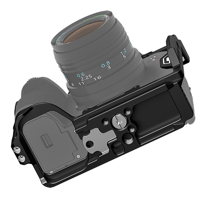 A7M4 Camera Cage To Mount Tripod Monitor Expansion Frame with Cold Shoe 1/4 3/8 Arri Hole for Sony A7R5 Camera Rig Accessories