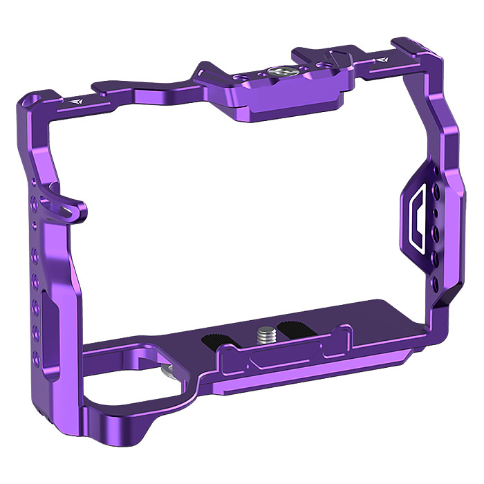 A7M4 Camera Cage To Mount Tripod Monitor Expansion Frame with Cold Shoe 1/4 3/8 Arri Hole for Sony A7R5 Camera Rig Accessories