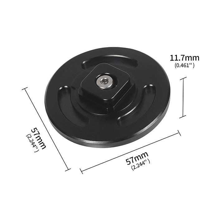 Photography Shoulder Strap Fixed Clip With 1/4 Screw 360 ° Adjustment Quick Install Seat For GOPRO12 360RS And Other Phone Equipments