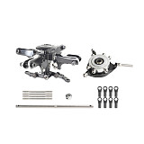 Tarot--RC 450 Helicopter Quadcopter Rotor Head Set With Swashplate Black TL45053 Aluminum Alloy CNC Material